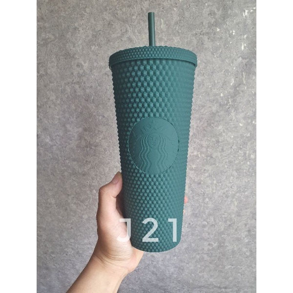 Starbucks Bling Tumbler Studded Green - Cold Cup