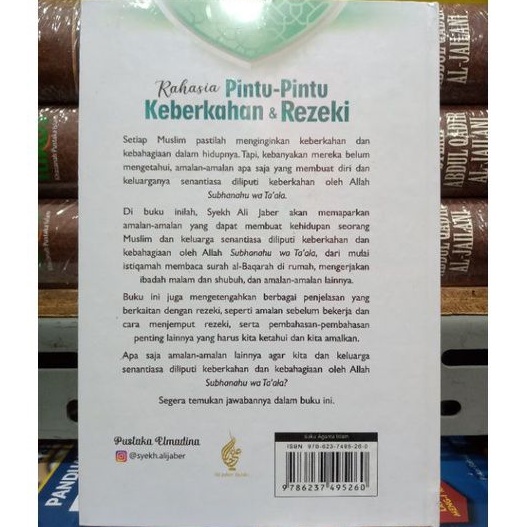 Buku Rahasia Pintu-Pintu Keberkahan &amp; Rezeki syekh Ali jaber /ORIGINAL