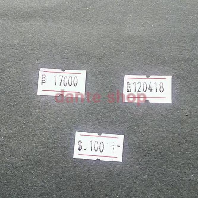 

murah** (BISA COD)[Aozini12] Alat Lebel Harga 1 baris 8 digit ( Price) | Stiker Label Haga | Printer