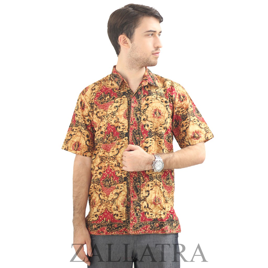 Model Kemeja Batik Pria Asli Jambi Berkualitas - Zallatra B1