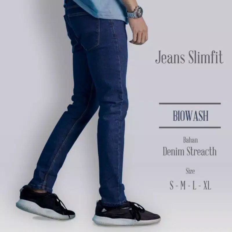 Celana Jeans pria cowok Lois grande ori panjang slimfit pensil skinny cowok
