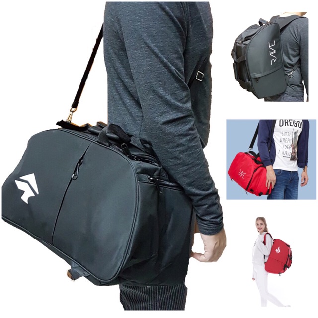Tas traveling Rave tas ransel selempang jinjing travel sport olahraga TAS GYM FITNESS MUDIK bepergia