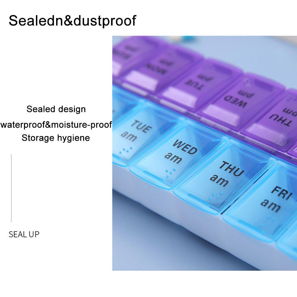 Preva Pill Box Portable Tempat Organizer Travel