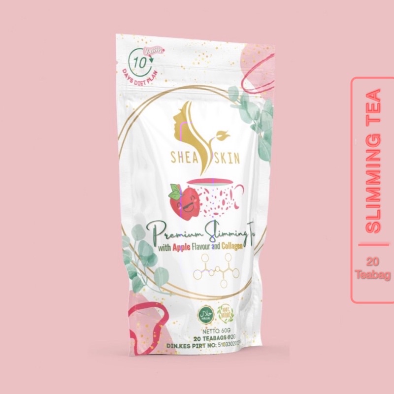 

SHEA PREMIUM SLIMMING TEA | Teh Diet Herbal Pelangsing Slim Tea SHEASKIN