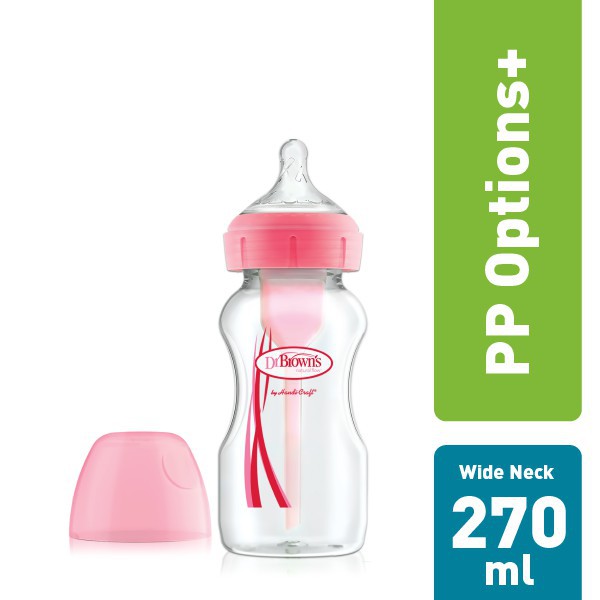 Dr Brown’s Options+ PP Wide Neck Single Bottle ( 9oz/270ml )