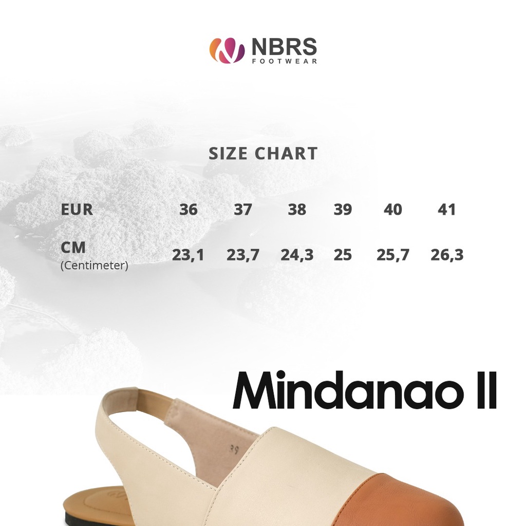 [BISA COD] Nibras Footwear Mindanao II Material Faux Leather Sepatu Sandal Wanita Simpel Elegant