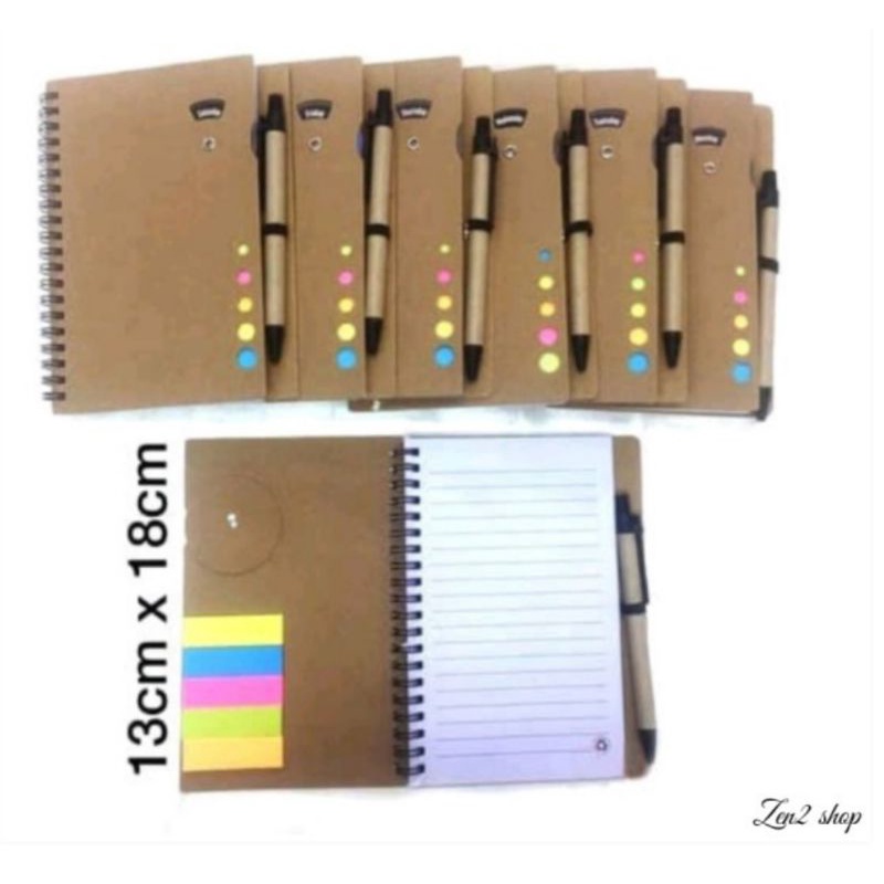 

Note Book / Buku Memo / Buku Catatan / Memo 7771 + pen