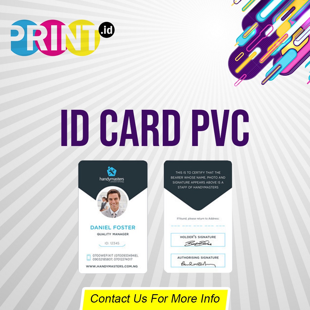 

Desain dan Cetak ID CARD Custom / Laser Printing