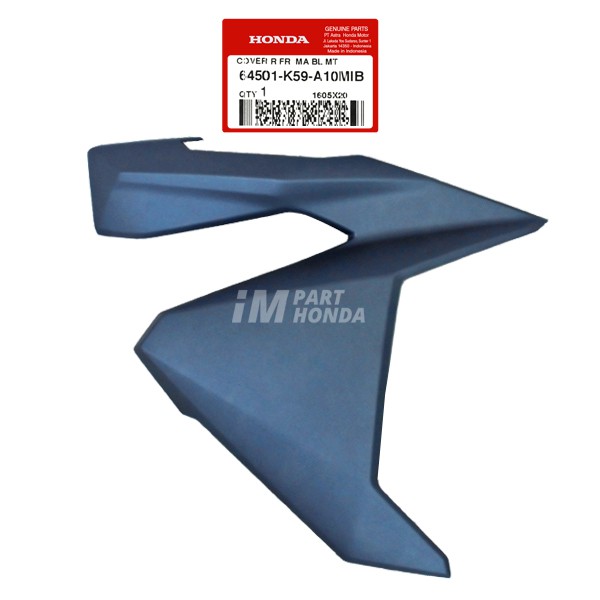 64501-K59-A10MIB Cover Sayap Kanan Vario 150 LED Biru Dof 2015 - 2017 JKT