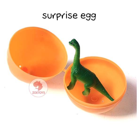 Zoetoys Big Plastic Egg | Hampers Telur Paskah Easter Egg | 8cm Telur Hadiah Kejutan Isi Mainan Surprise Egg Souvenir Koleksi Figure