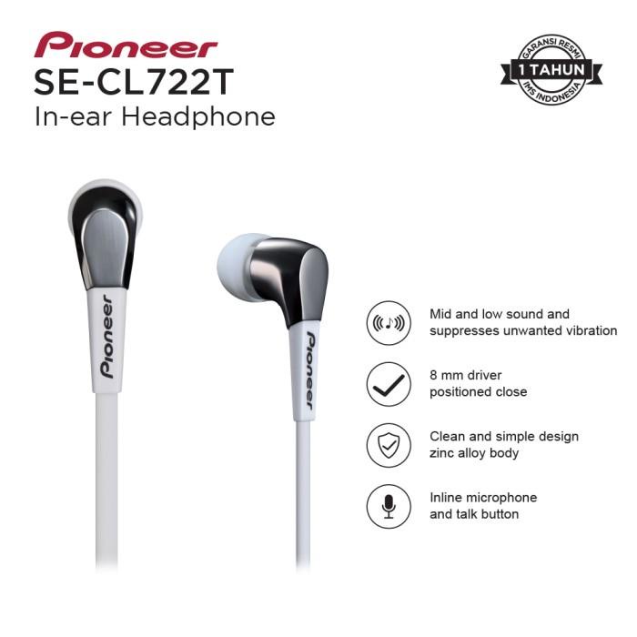 Earphone | Pioneer Earphone Se-Cl722T