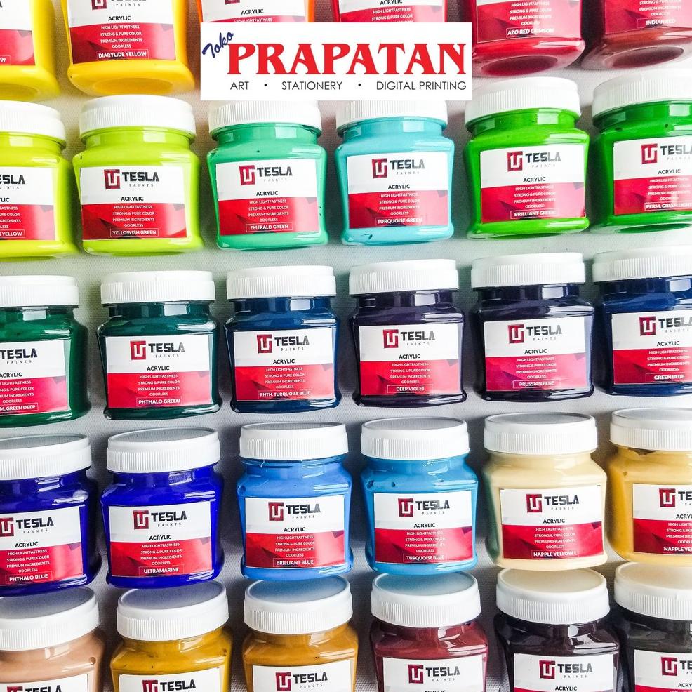 

[PRODUK PDNNS] Tesla Acrylic Paint / Cat Akrilik Tesla 125 ml AZB