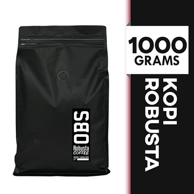 

KOPI ROBUSTA 1KG BIJI/BUBUK |OBS COFFE ROBUSTA 1KG