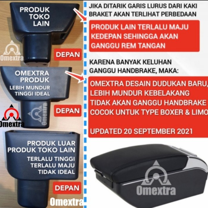 Armrest Mobilio - Console Box Mobilio Brio BRV - Armrest Box Mobilio B