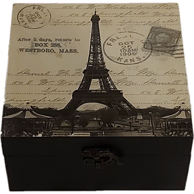 TEMPAT PENYIMPANAN BOX PARIS 18 x 18 x 9.5 cm