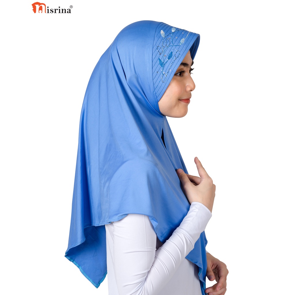 Nisrina Jilbab Paras M Prang Seling - Kerudung Instan Bergo Belah Tengah Payet Hijab Pet Fashion Mus