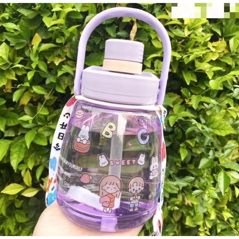 BOTOL BENING GEMOY FREE STICKER LUCU ISI 1,3liter,BOTOL VIRAL LUCU DAN KEKINIAN,BOTOL VIRAL