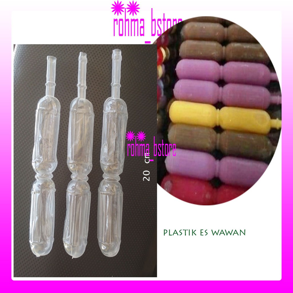 Plastik Es Wawan 100 pcs / Plastik Wawan / Plastik Es / Plastik Pudot / Plastik Es Pensil / Plastik