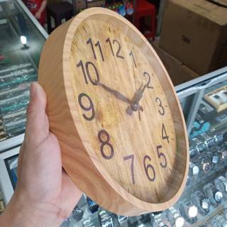  Jam  Dinding  Wood Minimalis Klasik Classic Motif Kayu  Kuno  