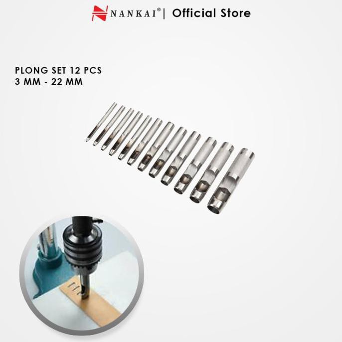 

[[BISA COD]] Nankai Pembolong Hollow Punch / Plong Set 12 Pc