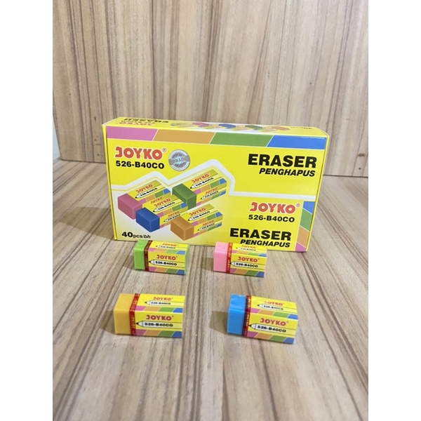 

Penghapus Joyko B40C / Penghapus Joyko Warna Warni / Penghapus Joyko Murah / ATK Murah