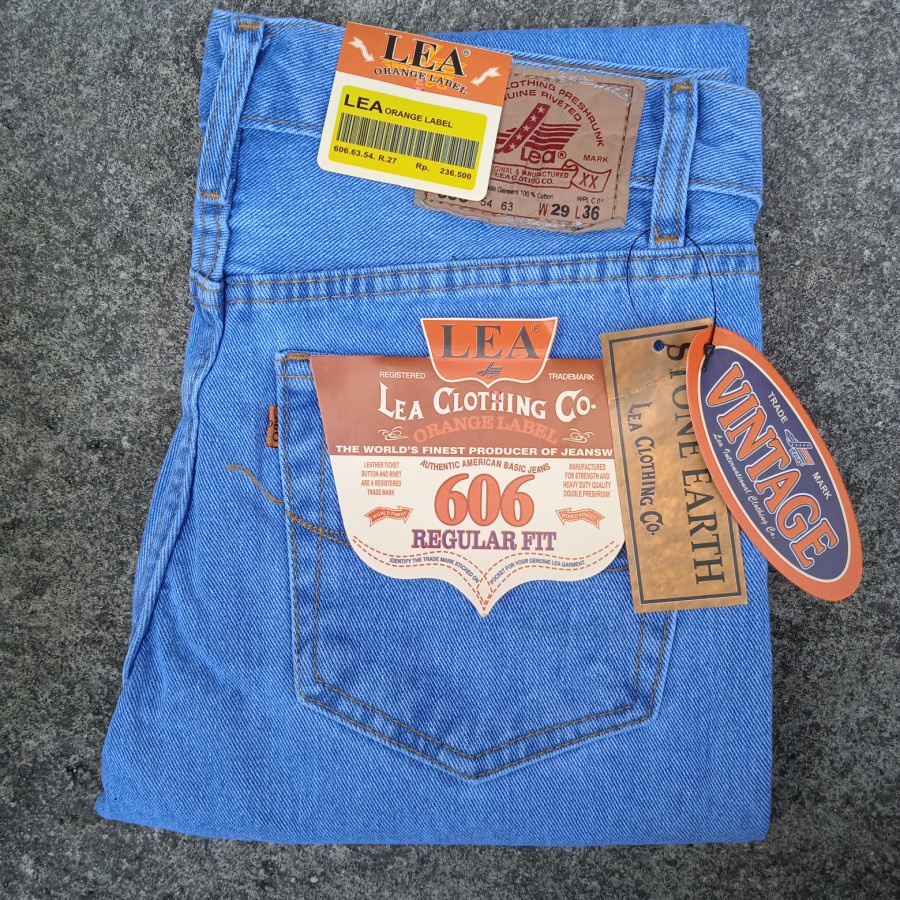 Celana jeans Lea 606 original / celana panjang pria / celana jeans pria murah / celana jeans model t