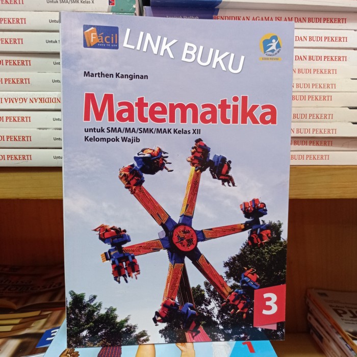 NEW Buku Matematika Wajib Kelas 12 SMA K13 Penerbit Facil