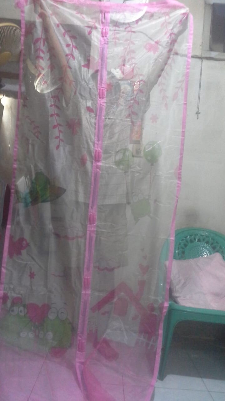 Tirai Magnet Anti Nyamuk Motif Campur