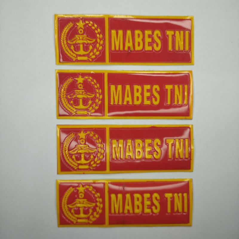 Stiker Timbul Logo TNI