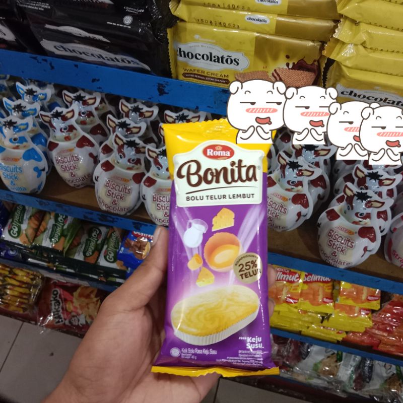 Yummer l Snack camilan Bonita Bolu Telur Keju