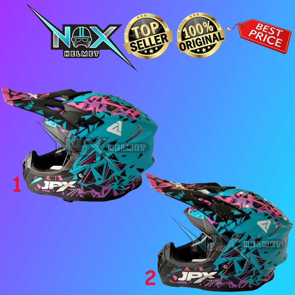 Helm Cross JPX X33 Lattice (Ongkir 2kg)