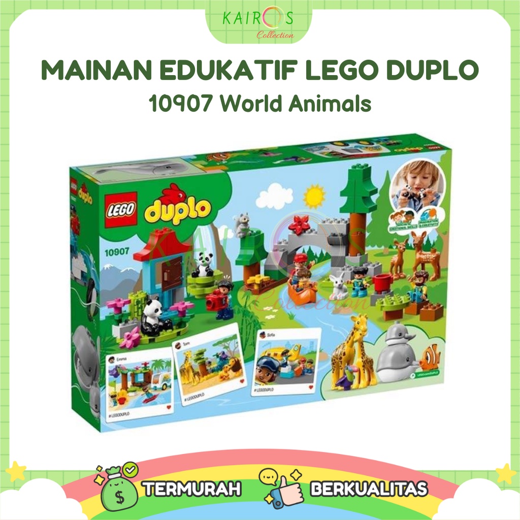 Lego Duplo 10907 World Animals Instructions Blocks