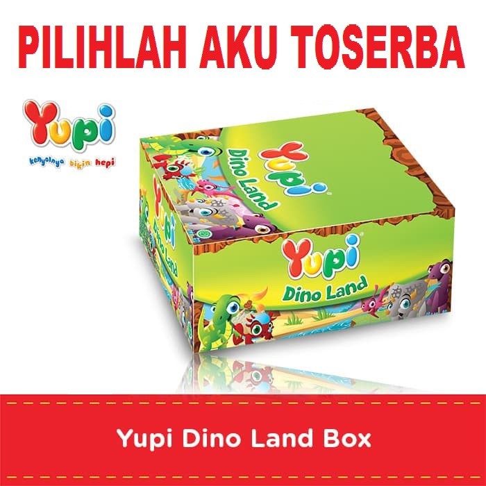 

YUPI DINO LAND BOX isi 24 PCS - ( HARGA PER BOX )