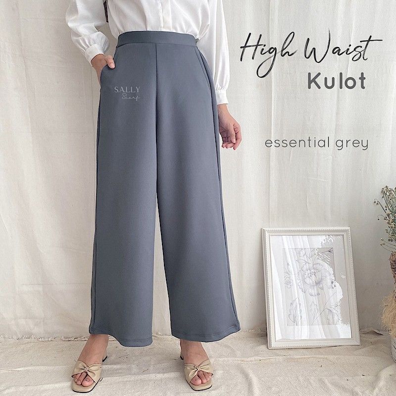 COD✅SIZE REMAJA &amp; JUMBO 100kg READY WARNA CANTIK | KULOT LOOSE PANTS SCUBA PREMIUM celana panjang wanita/cullots loose pants/bawahan muslimah/kasual harian/XXXL big size