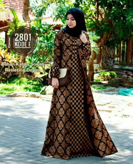 SNI GAMIS BATIK SRIWEDARI STANDART MEDIUM SUPER JUMBO LD105 - 120 CM BUMIL/BUSUI KATUN SOGAN GENES