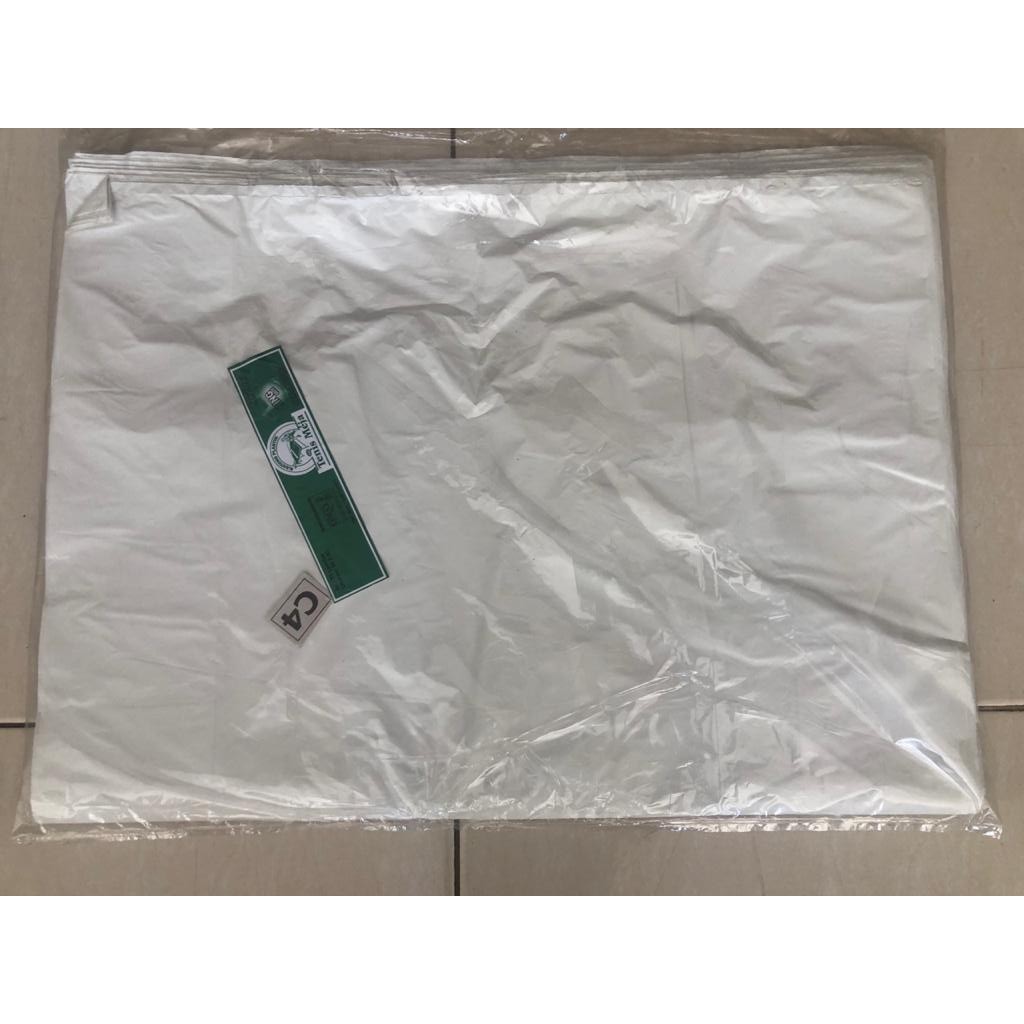Kantong Kresek Putih 50 pcs per pack  Merek TENIS MEJA