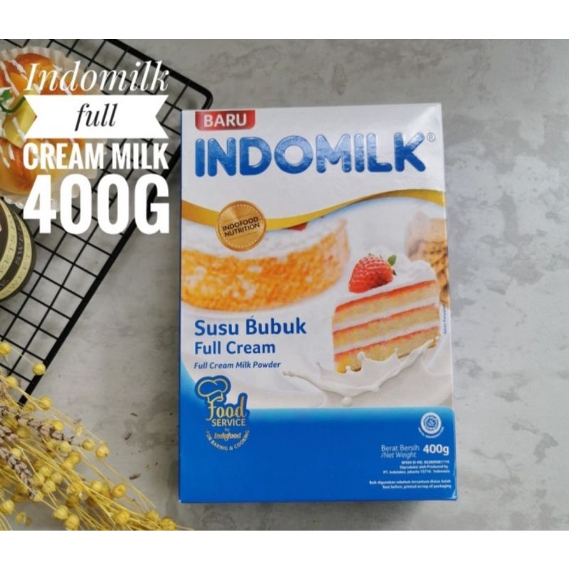 

Indomilk Susu Bubuk Full Cream 400 Gram