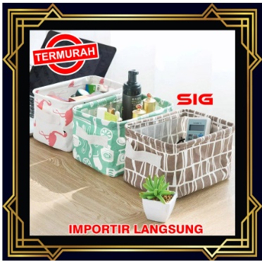 ES55 Keranjang Multifungsi N2500 Desktop Storage Box Organizer Tas Kosmetik