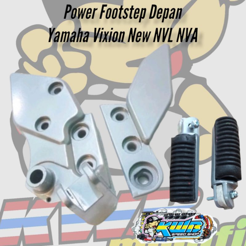 Power footstep bostep depan yamaha vixion new nva nvl 1 set sepasang