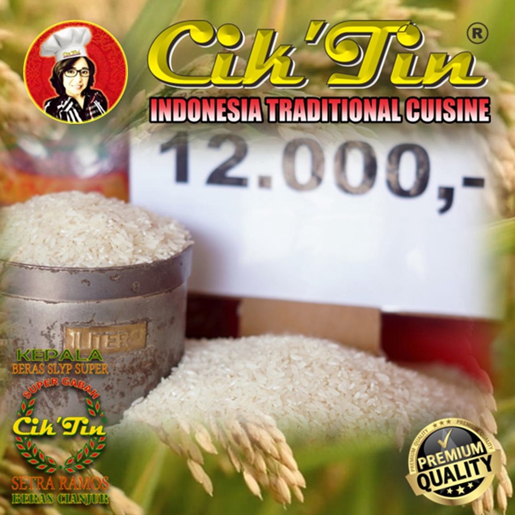 

Cik'Tin BERAS CIANJUR - 1 LITER - PREMIUM SUPER