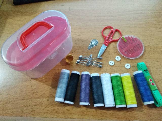 EM sewing kit set perlengkapan alat jahit kecil