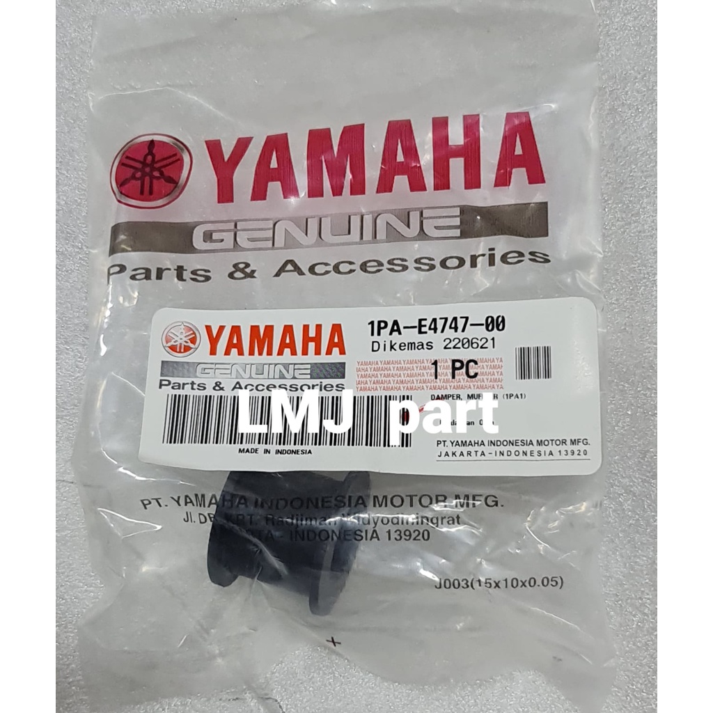 KARET DAMPER DUDUKAN MUFLER KNALPOT VIXION NEW BK8 NVL NVA R 155 JUPITER MX KING 150 YGP 1PA-E4747-0