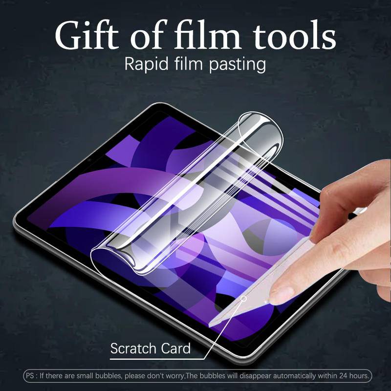 Film Pelindung Layar Hydrogel Untuk iPad 9 8 7 Air 5 4 Pro 11 12.9 9.7 10.2 2018 2021 2020 mini 2 3 4 5 6