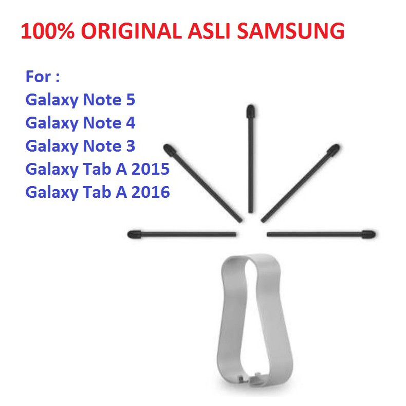 SAMSUNG Refill Tip Nib Ujung Mata Stylus S Pen Galaxy Note 5 4 3 Tab A 2015 2016 Original