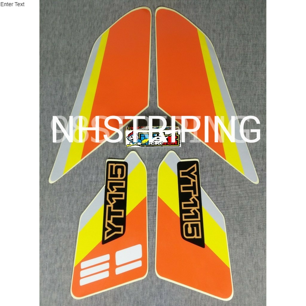 STRIPING YT 115 1995 STRIPING LIS STANDAR ORI YAMAHA  YT115