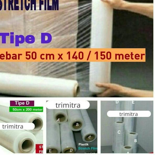 

◘ Plastik Stretch Film / Strech Film Wrapping Segel Shrink 50cmx140/150m ♠