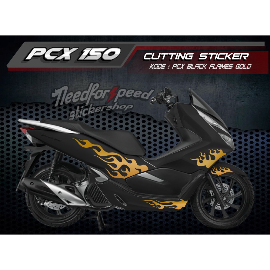 STRIPING PCX 150 FLAMES / MOTIF API