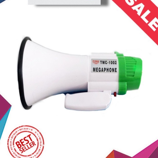 TOA MEGAPHONE TMC-1002 - PENGERAS SUARA - ALARM - REKAM - RECHARGEABLE