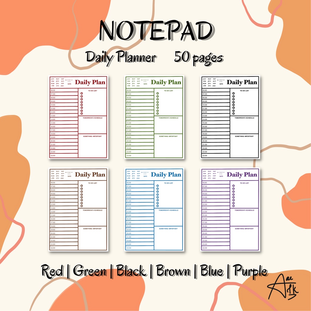 

NOTEPAD | DAILY PLANNER