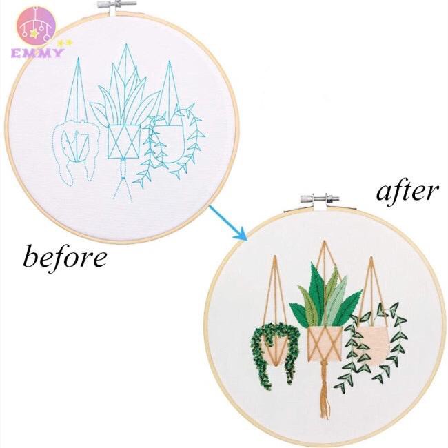 DIY Art Handmade Sulam Embroidery Kit Cross Stitch Craft